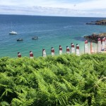 plage de houat pendant une pause dejeuner du raid