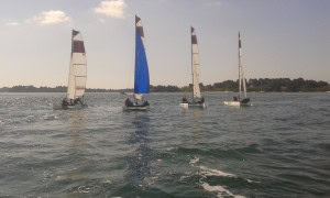 raid catamaran et trimaran dans le golfe du morbihan