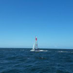 nacra 570 dans la baie de quiberon